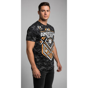 American Fighter Camo Tee – Bold Graphic, Training Division Athletic Style
